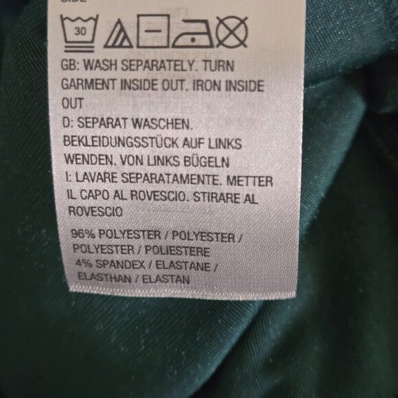 Quacker Factory Emerald Green Velvet Embellished Tunic Top Chunky Stones Size XL - Picture 6 of 6